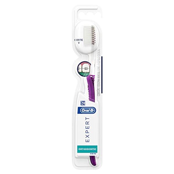 Oral-B Ortho Soft Cleans Around Braces Toothbrush, 6 Count , Colors May Vary