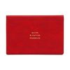 HIGHTIDE GB183 Classic Red Passbook Case