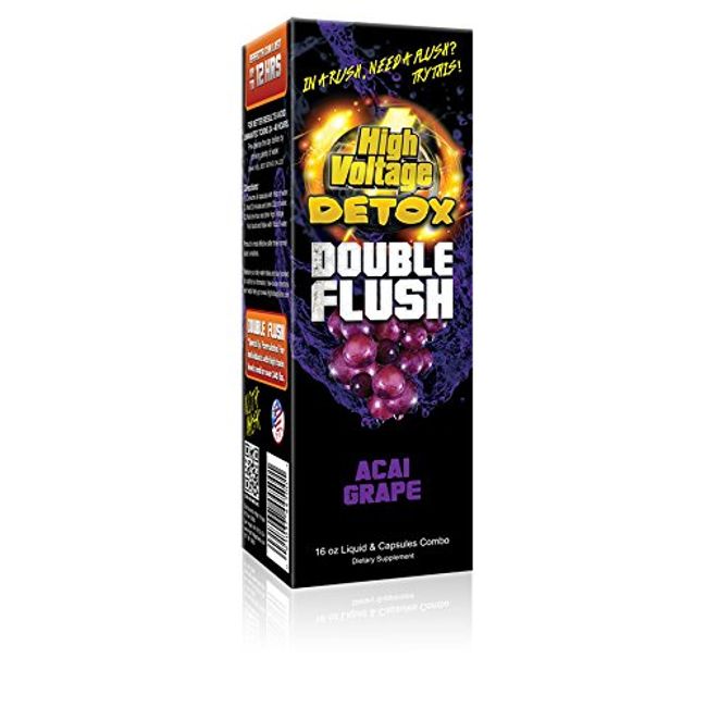 High Voltage Detox Double Flush Acai Grape