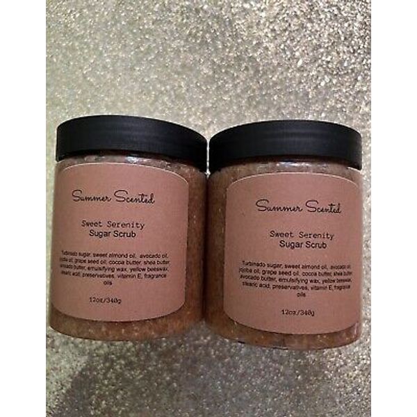 All Natural Body Exfoliating And Moisturizing Brown Sugar Scrub, Bath And Body