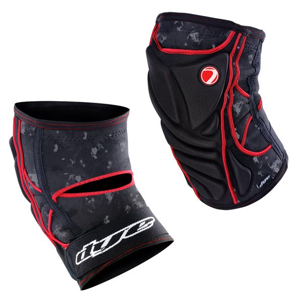Dye Knee Pad Dyecam Black (Black/Red, Medium)