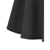 Urban CoCo Women's Basic Versatile Stretchy Flared Casual Mini Skater Skirt (Large, Black)