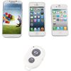Bluetooth Remote Control Shutter Wireless Smartphone Selfie Stick for iPhone iPad Android Camera Shutter Remote Control (White)