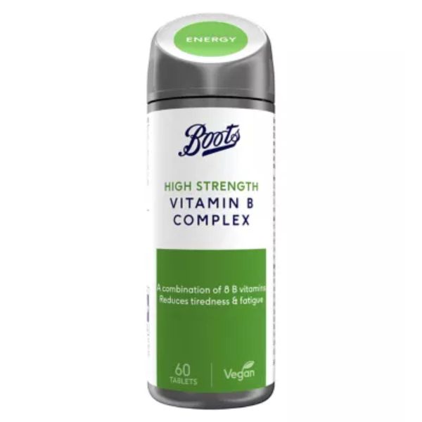 Boots High Strength Vitamin B Complex 60 Tablets (2 month supply)