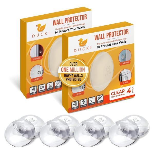 Ducki Door Stop Wall Protector | Self Adhesive Door Knob Wall Protectors from...