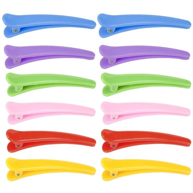 12pcs Haarclips Haarklammern Haarspange Haarklammern Abteilklammern Hair-Clips aus Kunststoff