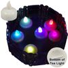 SAFE FLOATING CHRISTMAS MULTICOLOR LED TEA LIGHTS LIGHTING DECORATIONS 6 PIECES