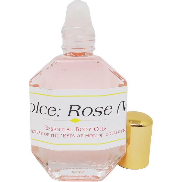 Dolce: Rose - Type For Women Scented Body Oil Fragrance [Roll-On - Pink - 1/2 oz.] - ID#34360