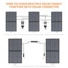 110 Watt IP67 Solar Panel Kit Portable Folding Solar Panel Solar Connector Cable