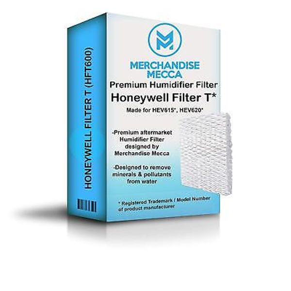 Humidifier Filter "T"-Fits Honeywell HFT600; Honeywell HEV615 series & HEV620