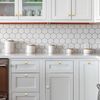 Home Expert 5 Pack Cabinet Knobs Gold Kitchen Cabinet Knobs Gold Knobs for Dresser Drawers Brushed Brass Kitchen Hardware for Cabinets Square Drawer Pulls
