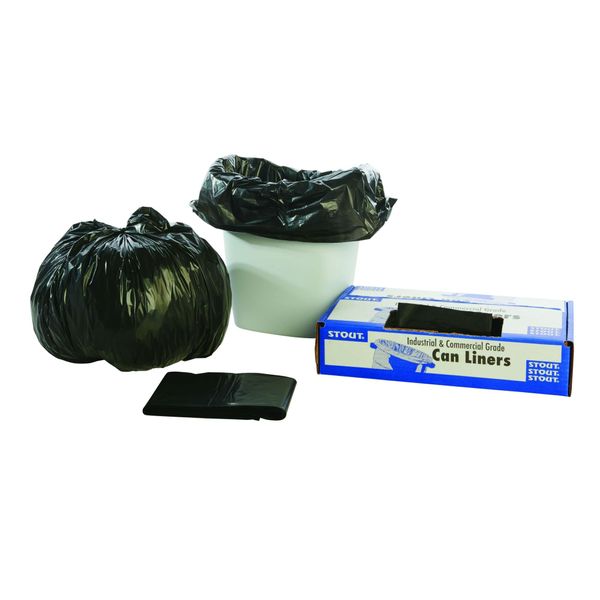 Stout Recycled Content Trash Bags Brown 250 Count (Pack of 1)