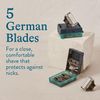 Harry's Starter Set, Includes Weighted Handle and 3 Razor Blade Refills