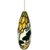 Old Tupton Ware Barrel Light Pull Designed by Jeanne Mcdougall Ceramic Blind Handle Trees Oriental Tube Lined Pottery