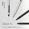 Cross Click Slim Ball Pen - Black and Silver