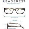 Readerest Blue Light Blocking Glasses – Computer Eyewear, UV Protection, Eye Strain & Glare Reduction, Lightweight Frame