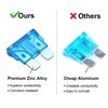 Standard & Mini Size Blade Fuses Assortment Kit Car Fuses Replacement Set 2A-40A