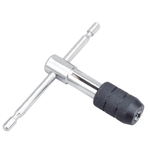 Groz 09320 Tap Wrench Ratchet Type 2.6-5.5. Chrome Plated