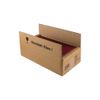 5x Versand-Set/ 2er Flaschen Geschenkkarton Schwarz Leinenoptik + Versandkarton