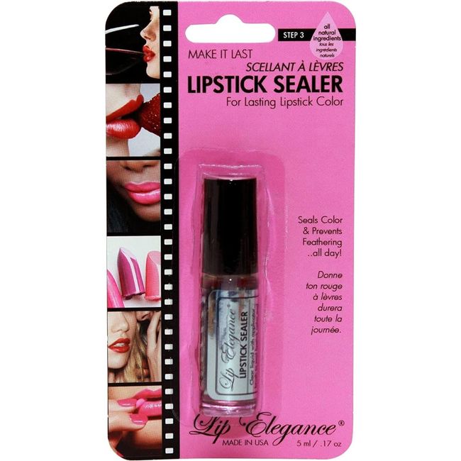 Lip Elegance Lipstick Sealer - Long Lasting Lipstick 0.17 Fl Oz…