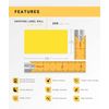 2.25"x1.25" Direct Thermal Labels Mobile, 0.75" Core, 260 labels per 6 Rolls