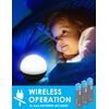 Bright Basics Ultra Bright LED Vanity Light Portable Wireless Ball Lamp Mirror Lights