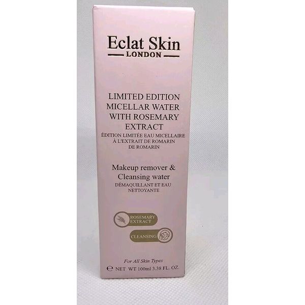 Eclat Skin | Limited Edition Micellar Water with Rosemary~New 3.38fl oz