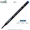 SCHMIDT 3 Pack - Blue Fine Tip 888 Rollerball Refill