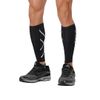 2XU Unisex Compression Calf Guard UA1987 - Black/Black, Small