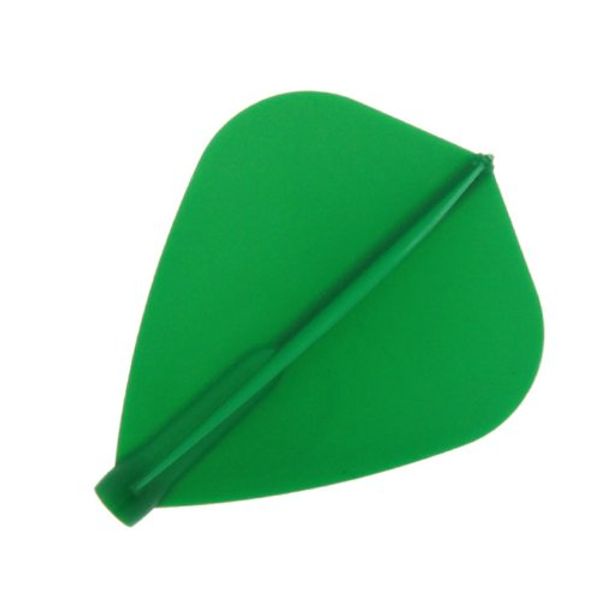 Cosmo Darts 6 Pack Fit Flight - Kite Dart Flight (Green)