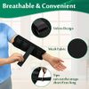 Elbow Splint Brace Ulnar Nerve Entrapment Cubital Tunnel for Sleeping Elbow Immobilizer Arm Brace Night Support for Pain Tennis Arthritis Elbow Restraint Wrap Arm Band (L)