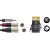 Stagg 21380 1 m Audio Splitter Y Cable - Black
