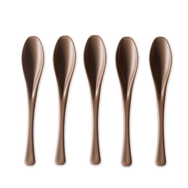 Himawarido Slim, Easy to Eat Spoon (Brown)