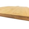 6pc 16x10" Bulk Plain Bamboo Serving Tray, Charcuterie Platter Cutting Board Set
