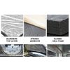 19.6"x11.8" Car Sound Deadener Mat Proofing Thick Insulation Material Noise
