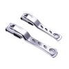 2 Pcs Stainless Steel Nail Clippers, 360 Degree Rotating Head Fingernail & Toenail Cutter Trimmer Tools for Personal Hand/Foot Care, Manicure and Pedicure