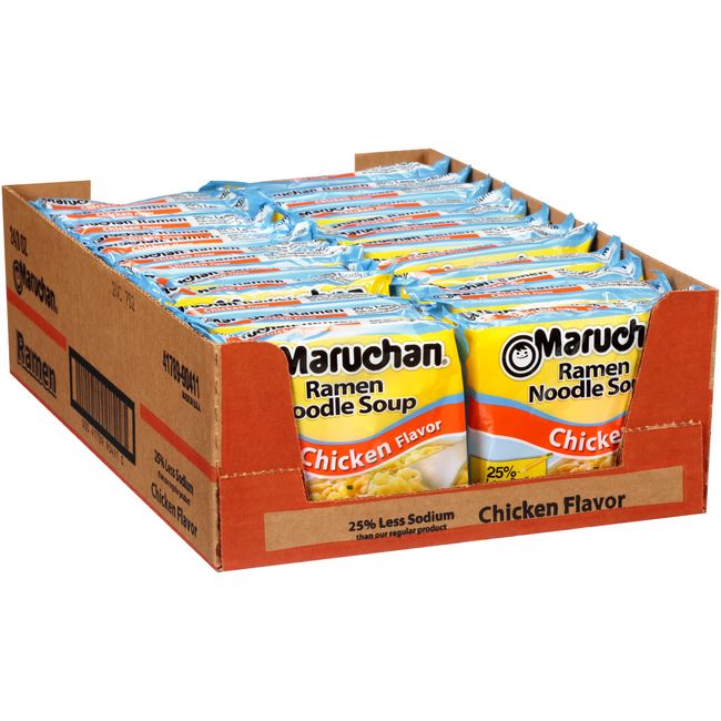 Maruchan Ramen Pork Flavor, 3.0 Oz(Pack of 24)