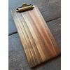 Small Rustic Wood Clipboard - Restaurant Menu Board - Check Presenter