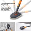Professional 56" Long Handle Tub and Tile Scrubber - No Scratch Microfiber