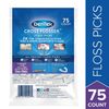 DenTek Cross Flosser Floss Picks, X-Shaped Floss Hugs Teeth, 75 Count