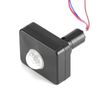 Outdoor Black 240V Mini Recessed PIR Motion Lighting Sensor/IP65 Detector