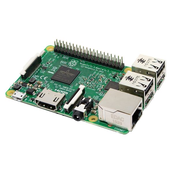 Raspberry Pi 3 Model B ARM-Cortex-A53 4x 1,2GHz, 1GB RAM, WLAN, Bluetooth, LAN, 4x USB