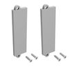 ledomec End caps for installation profile, drywall strip, plasterboard, flat C (2 x end caps)