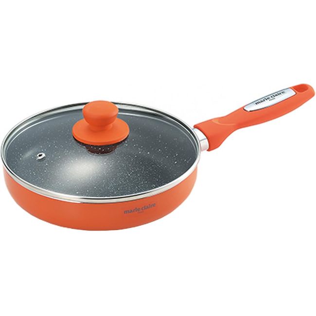 Mari Claire MC-072R Colors Aluminum Frying Pan, 7.9 inches (20 cm)