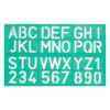 Stencil Set, Letter and Number, Linex 10-20-30mm Set