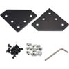 10Pcs 2020 Series 5 Hole Surface Anodic Oxidation L Shape Plate outside Corner B