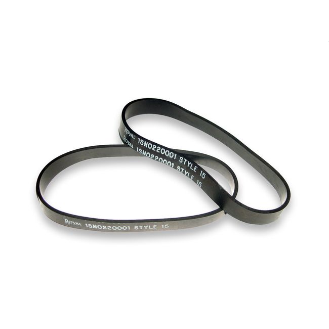 Dirt Devil Royal Belt, Style 15 Dynamite (Pack of 2), No Size, Black