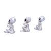 Nemesis Now Three Wise Aliens, Silver, 7.5cm (U5929V2)