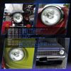 7 Inch Led GLASS Headlight round ORIGINAL CLASSIC LOOK Conversion Chrome pair H4