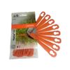 3 x Stihl PolyCut 2-2 blades, plastic knife PolyCut 2-2 (3 x 8 pieces)